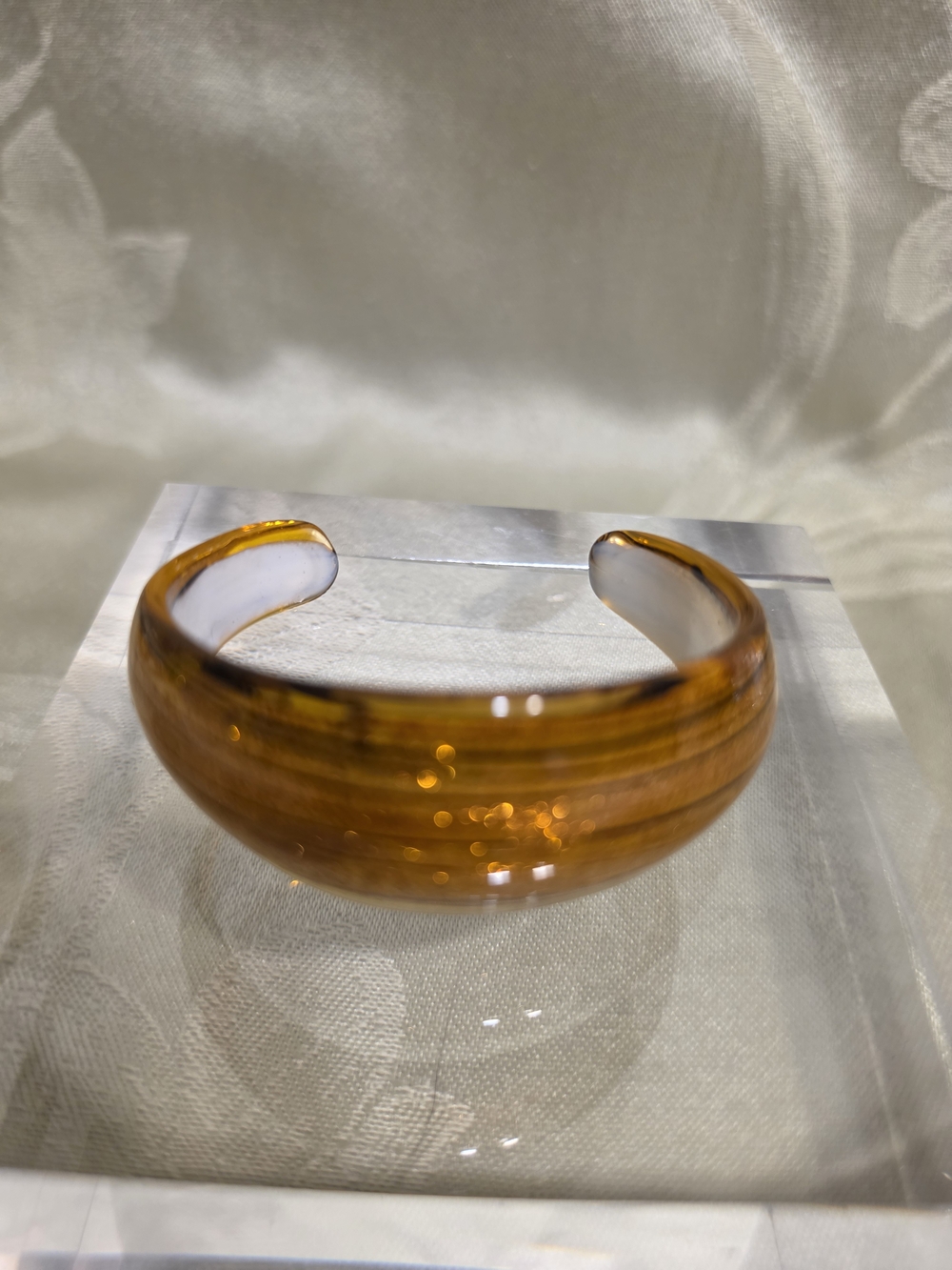 #1334 Vintage Venetian Murano Glass Cuff